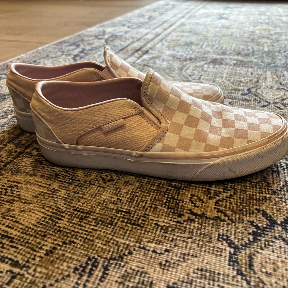 Vans classic slip on checkerboard